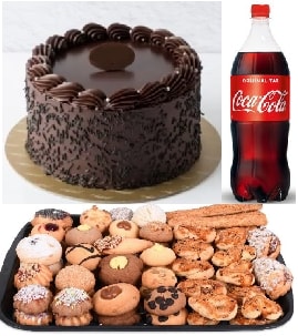 5 ile 8 kiilik Klasik ikolatal ya pasta 1 lt cola 1 kg Kuru Pasta